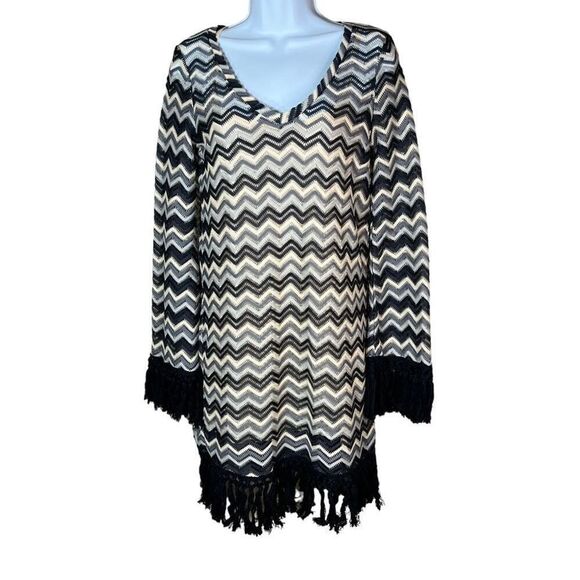 Lamb Label Women’s Fringe Hem Dress Size Small‎ - Picture 1 of 10